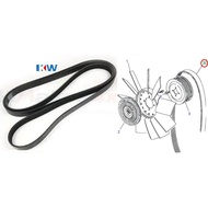 Land Rover Front Engine Belt 300Tdi (Length) Size 7PK1595 P/N PQS000030