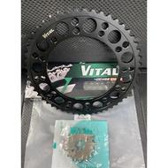 Yamaha WR155 - Yamaha WR155R 14T Sprocket - 49T 51T 53T Sprocket VITAL Genuine 428 Standard 10L Chai