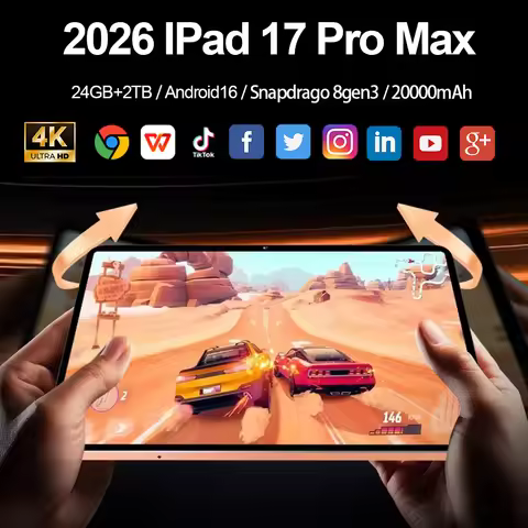 2026 Original IPad 17 Pro Max Tablet PC 11.6 Inch 20000mAh 24GB 2T Android16 Snapdrago 8gen3 5G Dual