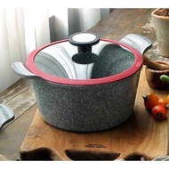 POTE 24cm 樸石鑄雙柄煲 (適用於電磁爐)