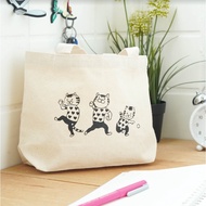 Japanese Meal Bag Cat Lunch Tote Box Outing Canvas Small Shopping Fujitsu Sales