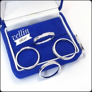 925 Silver Ring with White Gold Plating Authentic 925 Silver Ring Jewelry/