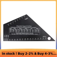 Fret Leveling Tool Guitar Neck Fingerboard Measuring Ruler Stainless Steel Fret Rocker