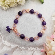 仙氣森系烏拉圭紫水晶手串
