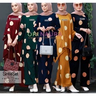 🔥 Readystock (set baju seluar palazo muslimah Plus size dada 50 sintia murah)