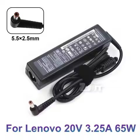 20V 3.25A 65W 5.5*2.5mm AC Laptop Adapter Power Charger For Lenovo B460 U350 U310 U410 U430 U450 Y43