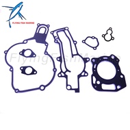 Outboard Engine Complete Seal Gaskets Kit for Yamaha Boat Motor F6 F4 4HP 6HP 4-Stroke