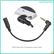 WU 13cm Auditory Extension Cable 3 5mm to 3 5mm Extension for Smooth Connection of Microphones to De