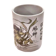 日本文化系列 手握杯 250ml 7.2 x 10.2cm  風神雷神  1個