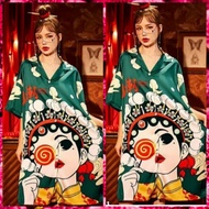 Baju Pakaian Imlek Wanita Daster Jumbo XXL Ld 112 Opera Candy - Merah