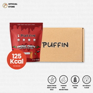 Puffin รสน้ำพริก ทำจากข้าวกล้องกข 43+ไรซ์เบอร์รี่ LowGI ไม่มีแป้งสาลี อบไม่ทอด ผลิตโดยเกษตรกรไทย No 