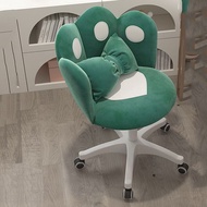 เก้าอี้เอนห้องนั่งเล่นสำหรับเล่นเกมเก้าอี้สำนักงานโต๊ะคอมพิวเตอร์เก้าอี้เล่นเกมแบบนอร์ดิกน่ารัก Perabot Rumah นักเล่นเกม