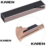 KAREN1 Guitar Fret Leveling File, Sandpaper Sanding Fret Leveling Rod,  Self-adhesive Polishing Fret