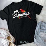 Bahamas Nassau Parrot Tropical Plants Vintage Bahamas T-Shirt T-Shirt