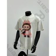 Labubu 07 t-shirt unisex form 100% cotton 2c thick standing form_digital print