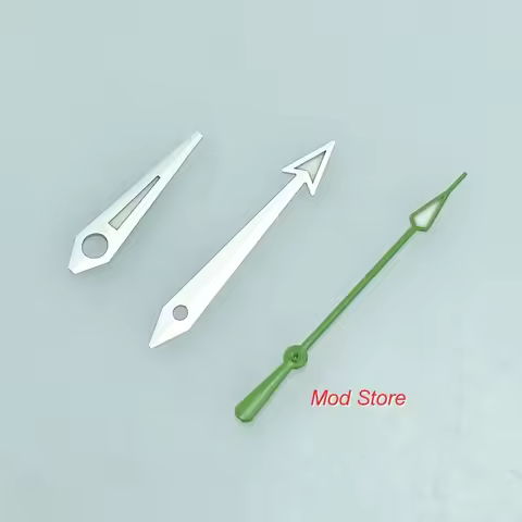 Silver Color Watch Hand for 33.2mm 33.3mm Dial Fit NH35A NH36A 4R35 4R36 Mod Longer Version Aqua AT