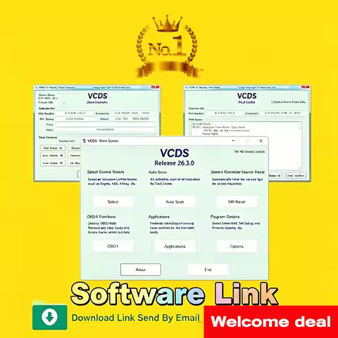 UPDATE SOFTWARE VAG-CO M OBD2 Scanner HE X V2 USB Interface FOR VW AUDI Skoda Seat Unlimited VINs At