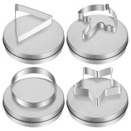 鯨品購 - 魷魚遊戲糖餅挑戰設計的韓國糖糖製作工具12件套，包含多種形狀不銹鋼模具，幫助你輕鬆製作遊戲糖餅，享受趣味烘焙與遊戲挑戰的雙重樂趣。