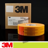 3M 983-71 Reflecting Marking Diamond Grade Yellow Vehicle Reflective Tape SIZE 53.5mm*50m