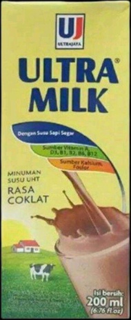 Susu UHT | Ultra Milk UHT Ukuran 200ml