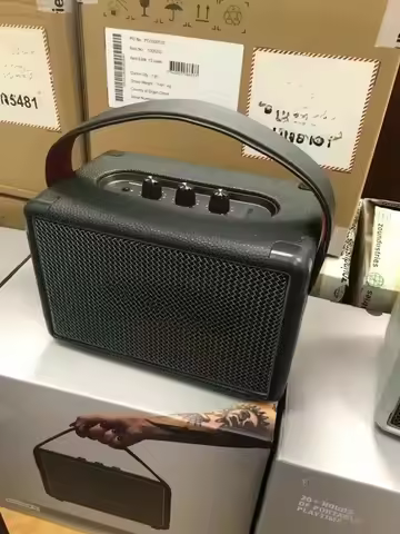 2026 EMBERTON High Fidelity Wireless Outdoor Speaker with RGB Battery-Powered Mobile Phones Convenie