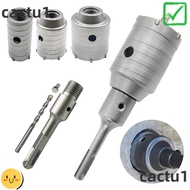 CACTU Hole Saw Set Cement Stainless Steel SDS Plus Concrete For Metal Alloy Hole Cutter Wall Hole Sa
