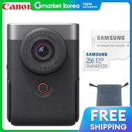 Canon | กลองวดโอ Canon รน Vlog PowerShot V10 - สเงน/256GB (4K) พรอมกระเปาเฉพาะ/ED