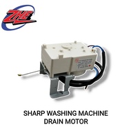 SHARP ESX705 ESX715 ES718X ES721X ES818X ESX858 ESX8521 WASHING MACHINE DRAIN MOTOR RETRACTOR XPQ-6C