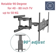 Rotable Double Arm TV Bracket for 40" - 80" Inch TV
