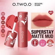 O.TWO.O Velvet Matte Liptint Lip & Cheek Mud Dual-use Lip Clay High Pigmented Long Lasting Not Dry C