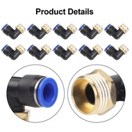 【APRTY】10pcs PL12-04 quick connect hose connector leakproof for PU tube nylon tube