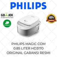 Philips Magic Com Digital Mini 0.85 Liter HD 3170 / Rice Cooker Kecil / Mejikom Stainless Steel / Mejicom Philips Original Garansi Resmi