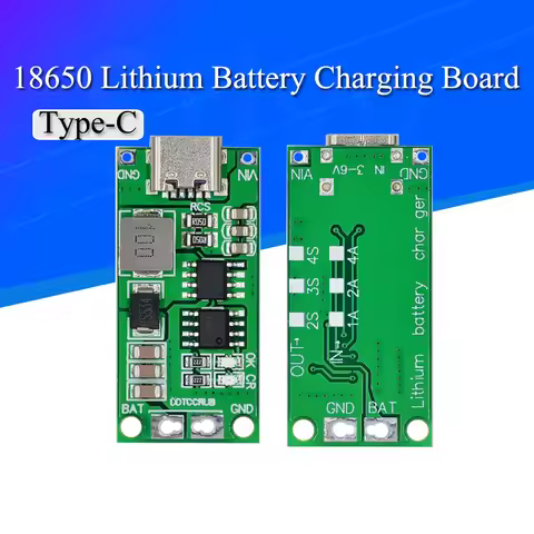 Multi-Cell 2S 3S 4S Type-C To 8.4V 12.6V 16.8V Step-Up Boost LiPo Polymer Li-Ion Charger 7.4V 11.1V 