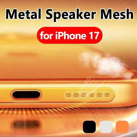 Metal Phone Dustproof Net Stickers for IPhone 17/17 Pro/17 Air/17 ProMax Earpiece Metal Mesh Cover P