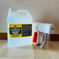 [SG LOCAL] K6X PRO Nano Atomizer Sanitizer Spray Gun With ECOSAM Disinfectant Cleaner (NEA Listed)
