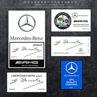 Auto Windshield Electrostatic Stickers Car Styling Interior Sticker For Mercedes Benz AMG E200 W210 W203 W124 W204 W211 W123 W205 W212 W203 C200 E350 A180 CLA C200 GLC GLE GLS