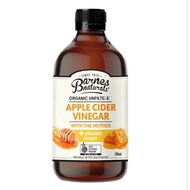 [Date 03 / 26] Organic Apple Cider Vinegar (With Cider Vinegar) Barnes Naturals 500ml