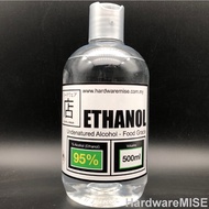 Ethanol 95% Sanitizer Food Grade Undenatured Ethyl Alcohol Potable Alcohol Disinfectant 消毒 乙醇 500ml 