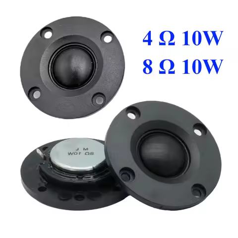 1 piece 52MM Round Audio Speaker 4 Ohm/8 Ohm 10W-20W Tweeter Speakers Silk Membrane HIFI Music DIY B