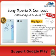 SONY X Compact 4.6 Inch IPS HD Display 3GB+32GB 23MP Camera Snapdragon 650 Chipset Dual Speaker Gaming Smartphone Used 98 new