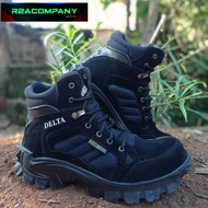 SEPATU DELTA PENDEK HITAM SEPATU SAFETY PRIA SEPATU DELTA TACTICAL BOOTS LOW