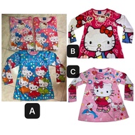 Hello Kitty Full Jersey Long Sleeve KT Shirts