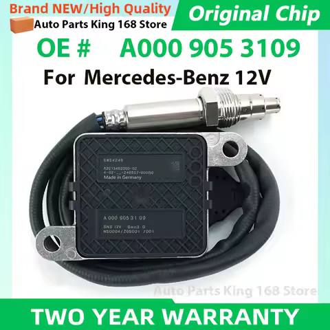 A0009053109 SNS424B 0009053109 Nitrogen Oxygen NOx Sensor 12V for Mercedes-Benz CLS W257 W213 W238 W