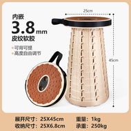 Soft Rubber Foldable Stool Outdoor Portable Travel Adjustable Retractable Stool Shrink Seat Stall Ni