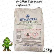 (+-25kg) Baja bunga untuk pokok sawit/ flowering Boron Fertibor  Sodium Borate 15.0% B/ NeoBor 45-47