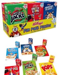 6盒家樂氏粟米片砌圖 6 x Kellogg's corn flakes cereal puzzle game