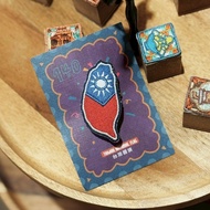 Littdlework | Embroidery Hot Stamping/Pin Taiwan Terrain-Taiwan Flag