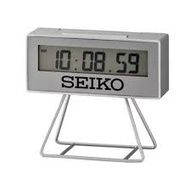 [Powermatic] Seiko Clock QHL087SN Digital Silver Table Clock Limited Edition QHL087S