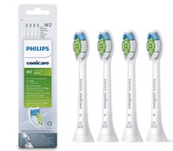 (Pack of 4) for Philips Sonicare HX6064/65 W2 Optimal White Toothbrush Heads White