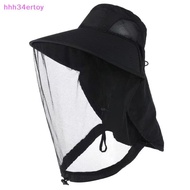 hhh34ertoy> Outdoor Fishing Anti Mosquito Insect Hat Fishing Hat Bug Mesh Net Face Protector Camping